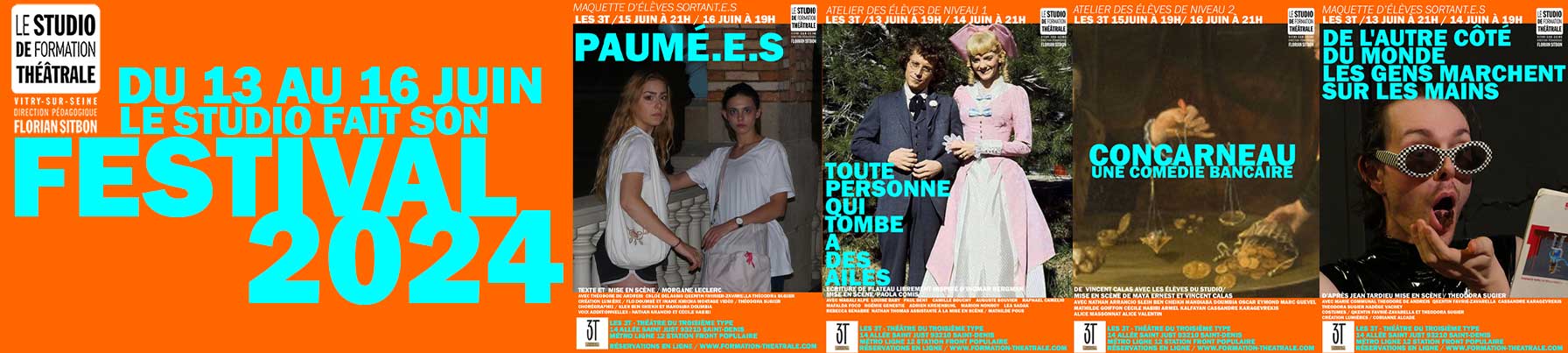 Vie de l'école // Le Studio de Formation Théâtrale