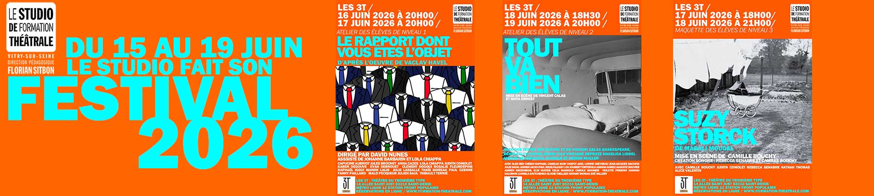 LE STUDIO DE FORMATION THÉATRALE LE STUDIO DE FORMATION THÉATRALE