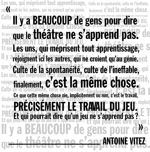 citation Antoine Vitez