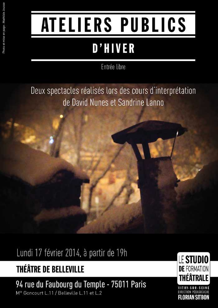 Atelier public d'hiver
