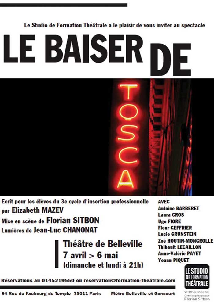 Le baiser de Tosca