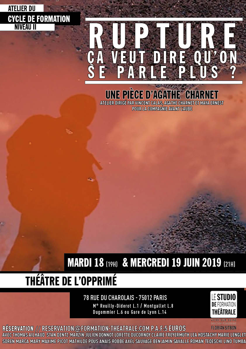 RUPTURE, ÇA VEUT DIRE QU'ON SE PARLE PLUS?
